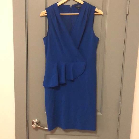 💙Royal Blue Peplum Suit Dress 💙 - Picture 1 of 2
